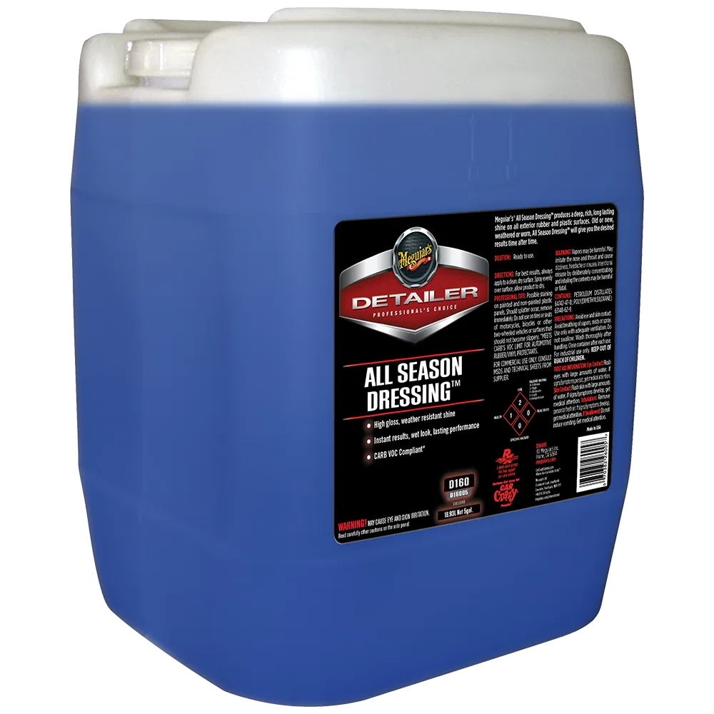 D16005 – MEGUIARS WAX Plastic Polish, Use To High Gloss And Weather Resistant Shine On Plastic Surface 5 Gallon Pail